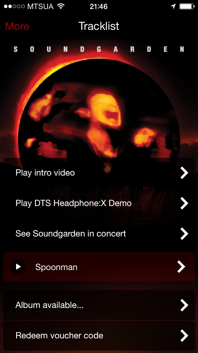 Soundgarden на iPhone в 12-канальном звуке