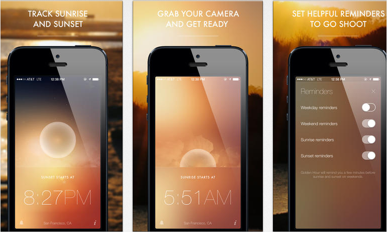 Golden Hour для iPhone подскажет идеальное время для фотосъемки