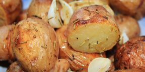 РЕЦЕПТЫ: Запечёный картофель с розмарином