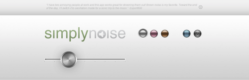 SimplyNoise -- The Best Free White Noise Generator on the Internet.