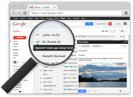 Как добавить в Gmail уведомления о доставке и прочтении писем