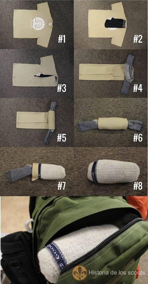 Как сложить трусы и носки