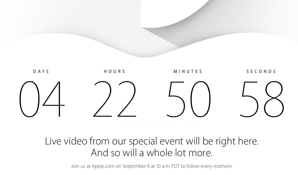 Apple проведет видеотрансляцию презентации 9 сентября