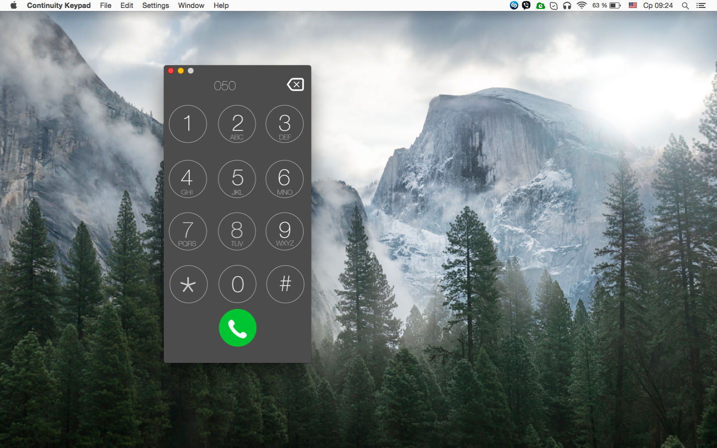 Continuity Keypad — первая звонилка для Mac