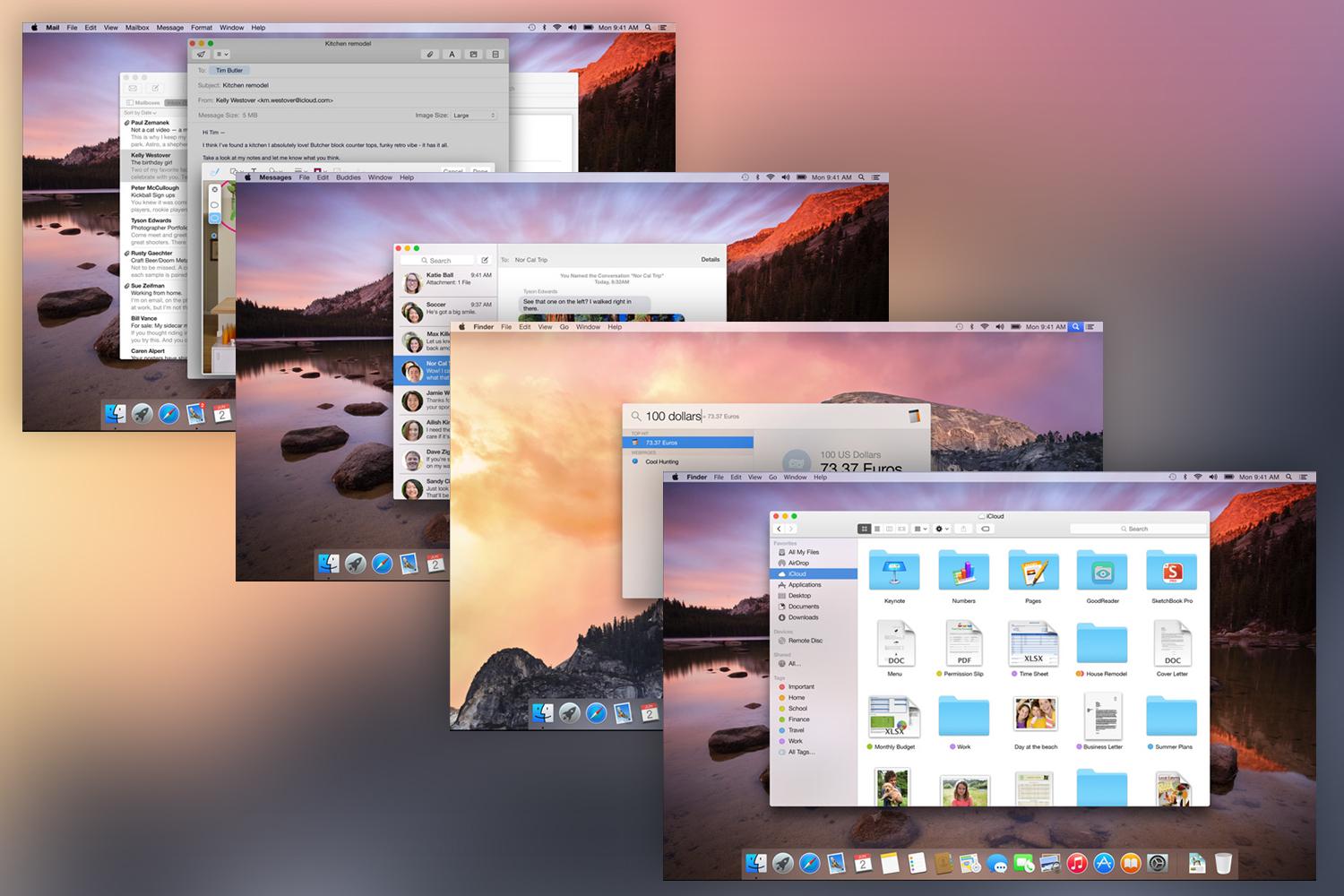 Как изменять размер окон в OS X Yosemite
