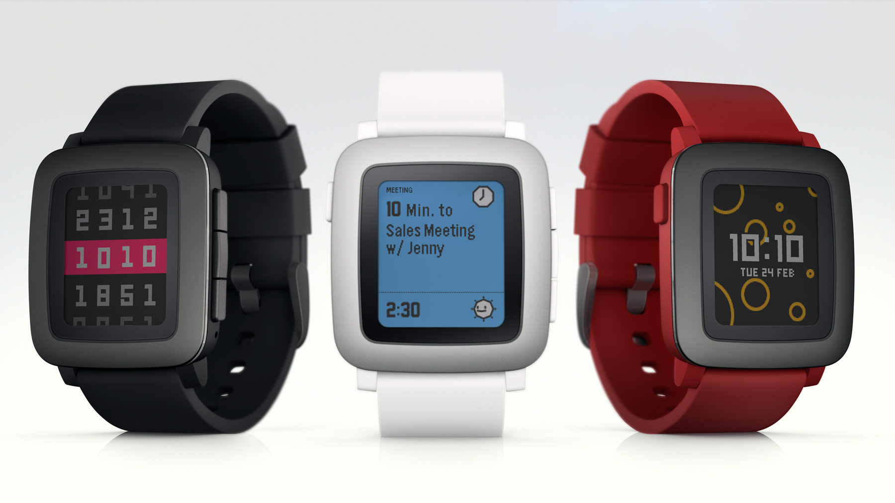 Pebble представила умные часы Pebble Time с цветным экраном