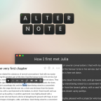 Alternote — идеальный клиент для Evernote (Mac)