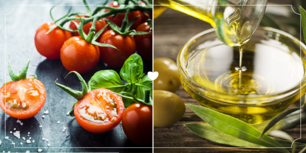 Томаты и оливковое масло
