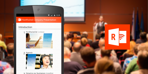 Новое приложение Office Remote от Microsoft позволяет управлять презентацией с помощью Android