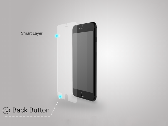 Halo Back — защитное стекло, добавляющее в iPhone кнопку «Назад»