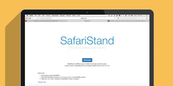 SafariStand — расширение, которое возвращает favicon и делает навигацию проще