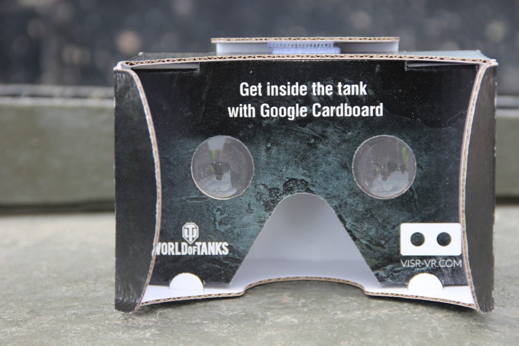 Google Cardboard по случаю Бовингтонского танкфеста 2015