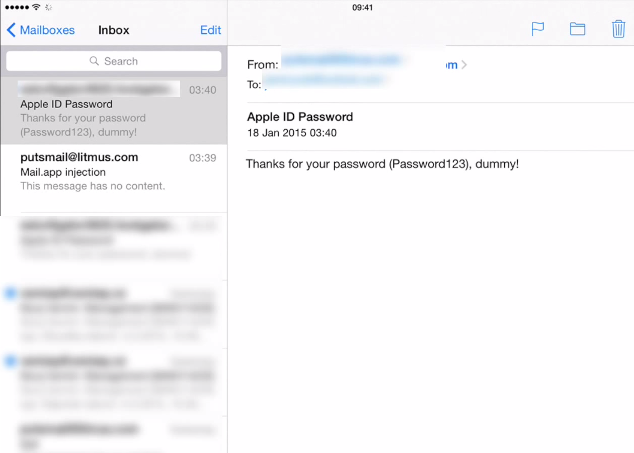 Уязвимость в приложении Mail на iOS позволит хакерам завладеть паролем от iCloud