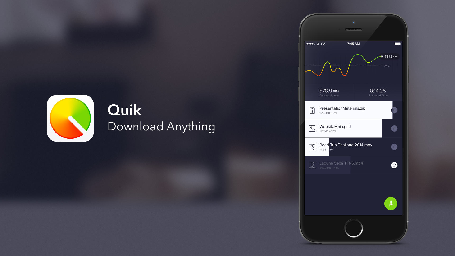 Quik — менеджер загрузок для iOS, который может скачивать видео с YouTube