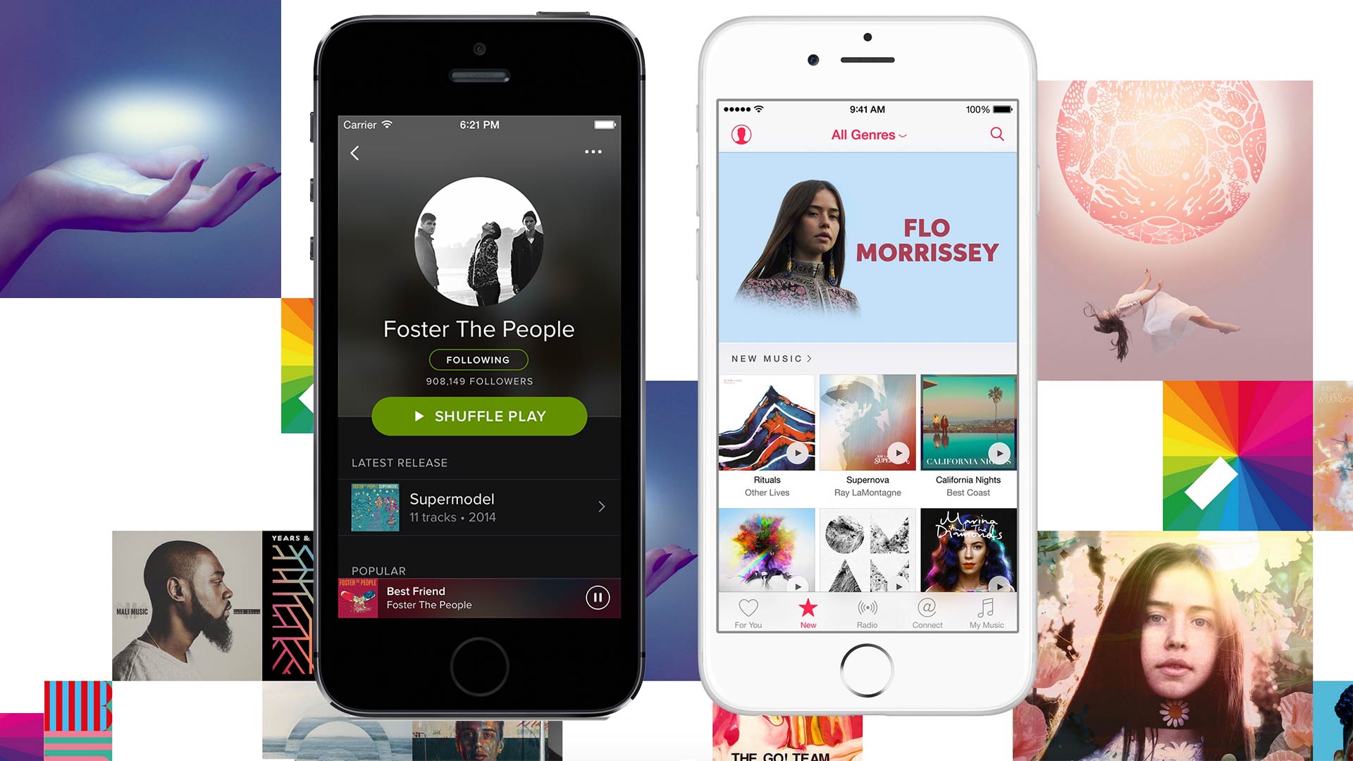 Spotify или Apple Music. Что же звучит лучше?
