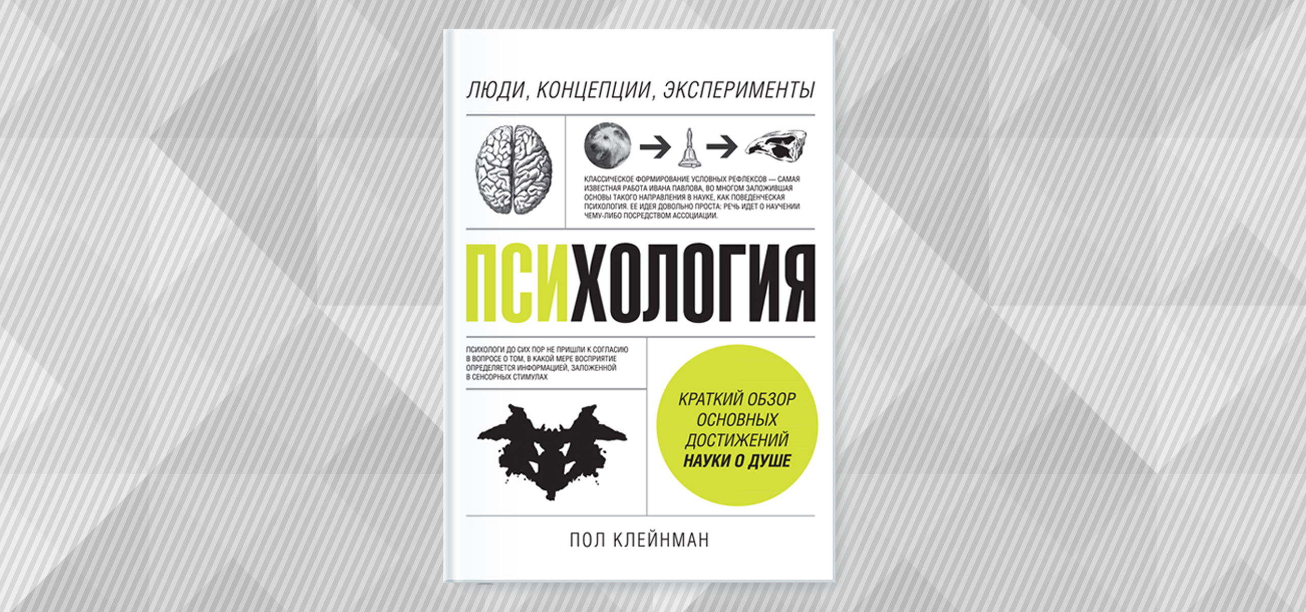 РЕЦЕНЗИЯ: «Психология. Люди, концепции, эксперименты», Пол Клейнман