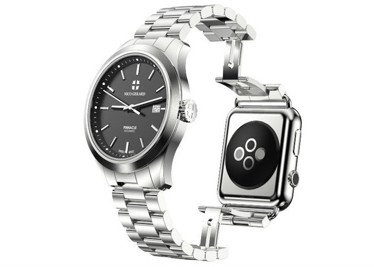 Калифорнийская компания представит ремешок для Apple Watch с классическими часами
