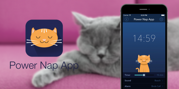 Power Nap App для iOS — милое приложение для дневного сна