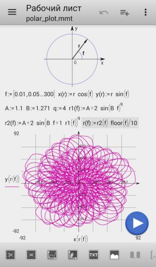 Графопостроитель Micro Mathematics позволяет визуализировать решения
