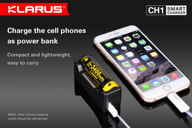 Внешние аккумуляторы: Klarus CH1