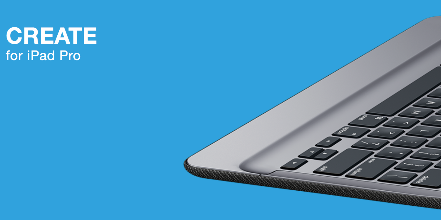 Logitech представила первую стороннюю клавиатуру для iPad Pro