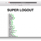 Super Logout позволяет за 2 секунды выйти одновременно из 30 сервисов