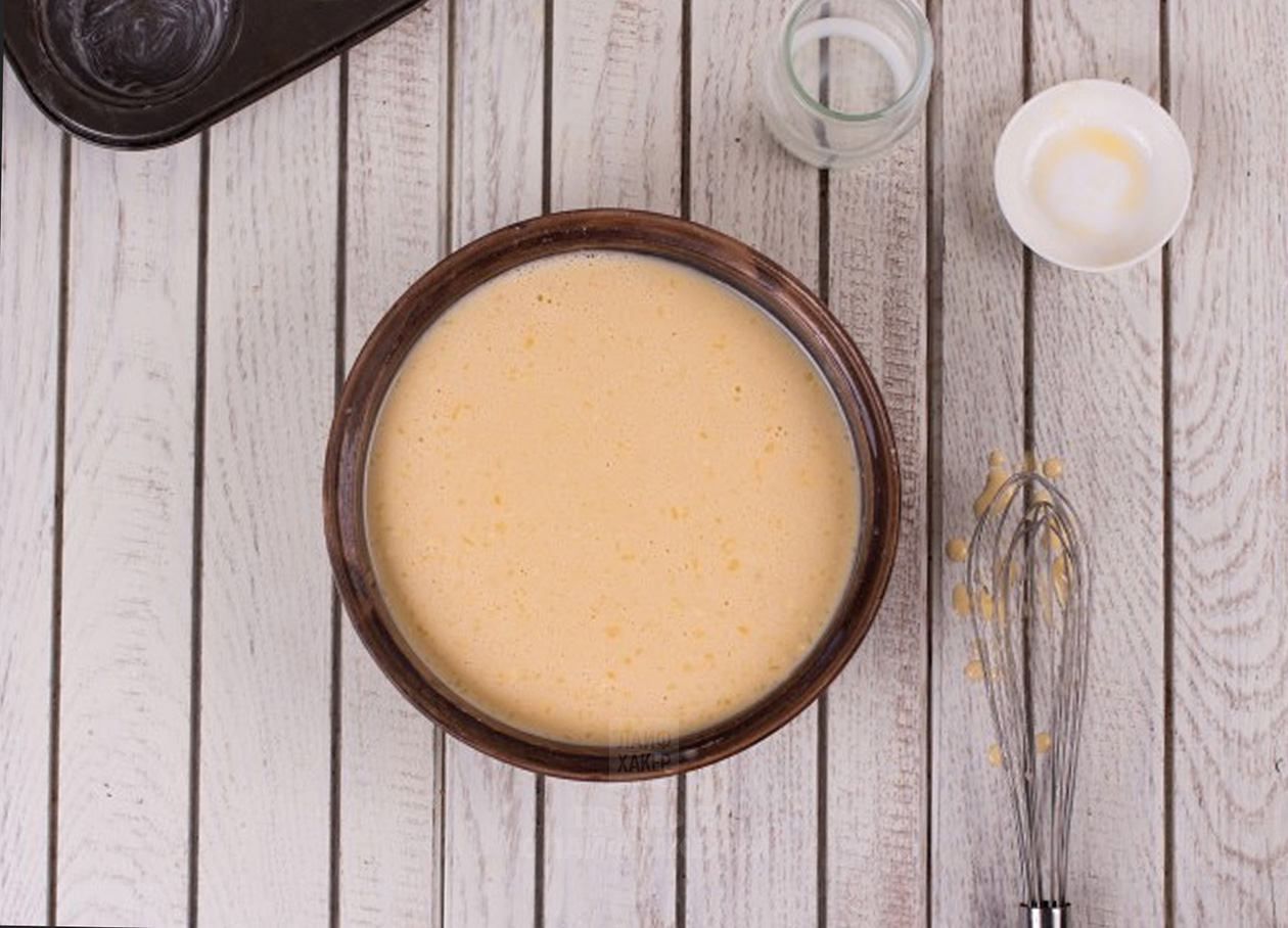 Молочные поповеры с ароматом чая