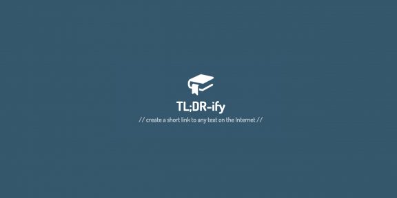 Расширение TLDRify поможет указать на нужный фрагмент любой веб-страницы