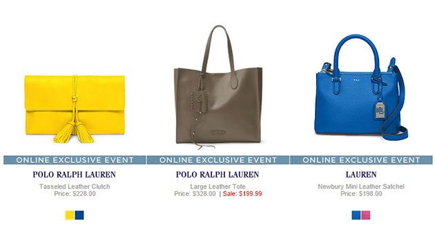 Женские сумки Ralph Lauren