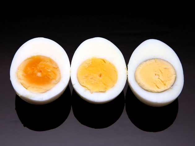 Яйца, приготовленные в пароварке