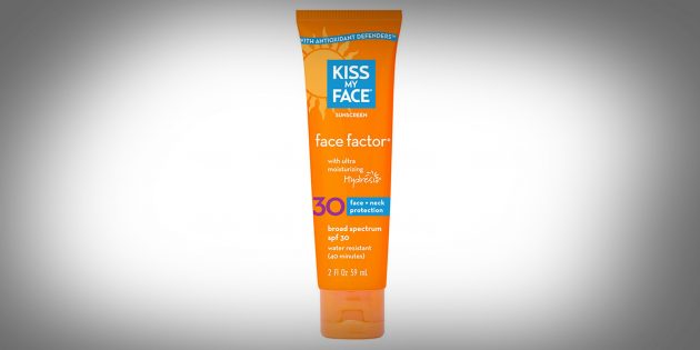 Солнцезащитный крем с SPF 30 от Kiss My Face