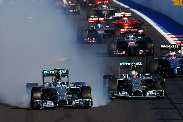 Зрелищные виды спорта: гонки «Формула-1»
