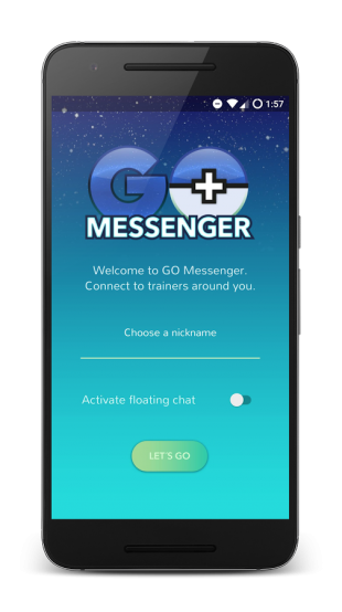 Мессенджер для Pokemon GO для Android позволяет общаться, не отрываясь от игрового процесса