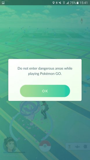 Pokémon GO dangeros