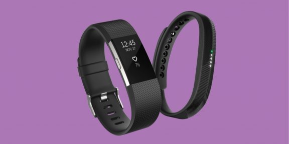 Fitbit представила новые трекеры активности: Flex 2 и Charge 2