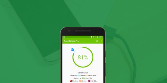 AccuBattery для Android оценивает остаточную ёмкость аккумулятора и продляет срок его службы