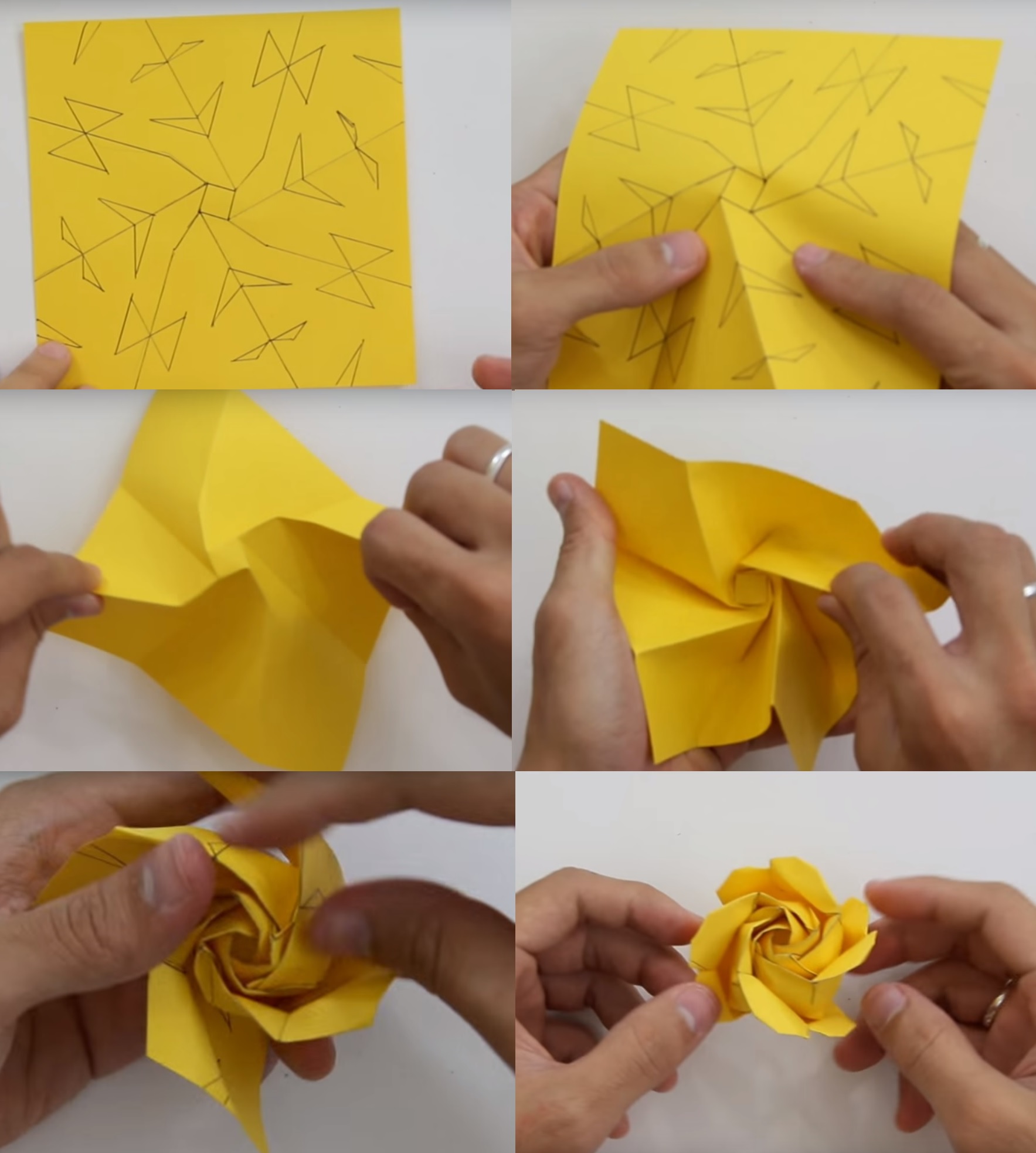 Как Сложить Бумагу Для Цветов