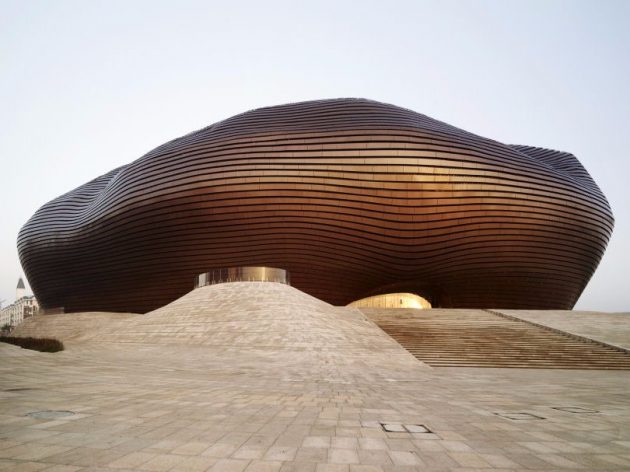 китайская архитектура: Музей искусств и истории города Ордоса