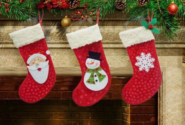 новогодние товары: рождественские носки
