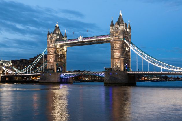 красивые мосты: Тауэрский мост, Лондон
