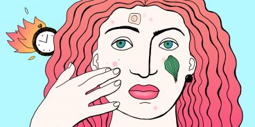 Воспаление прыщей и йод