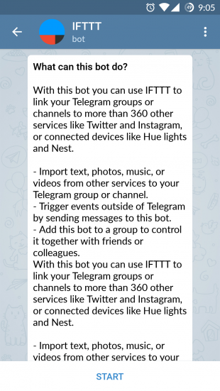 Обновление Telegram: интеграция с IFTTT, закреплённые чаты и улучшенный фоторедактор