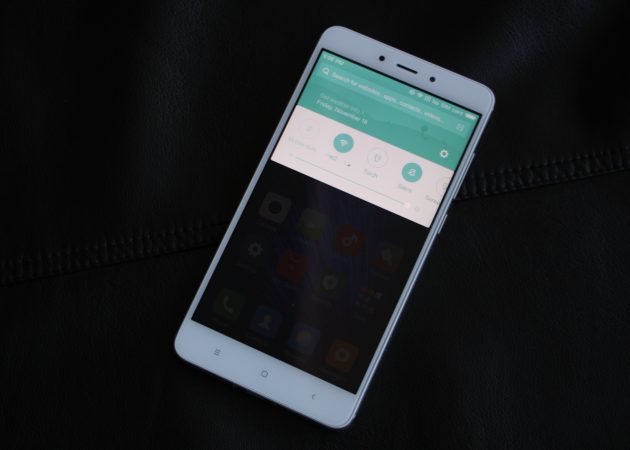 Xiaomi Redmi Note 4: шторка уведомлений