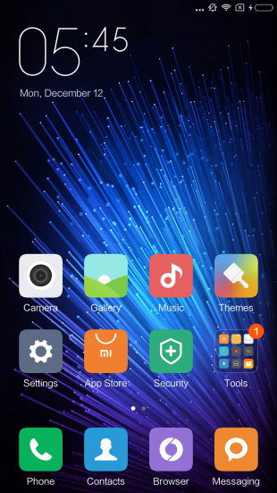 Xiaomi Redmi Pro: рабочий стол