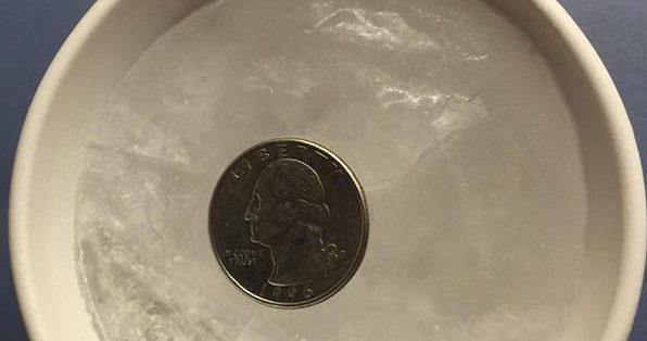 Life Hack For Checking The Refrigerator- A Coin In a Glass of Ice