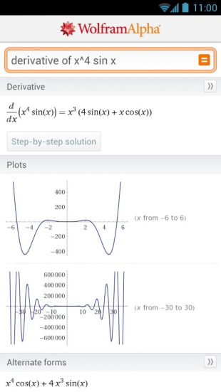 WolframAlpha: математика