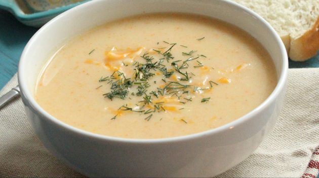 Сырно-овощной суп от Джейми Оливера