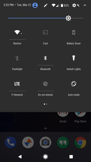 Android O: темная тема