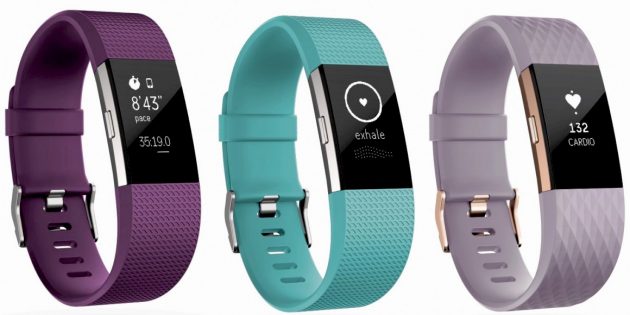 фитнес-трекеры: Fitbit Charge 2