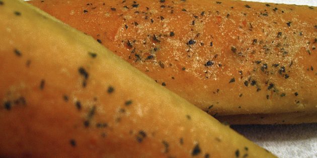 рецепты постных блюд: чесночный хлеб